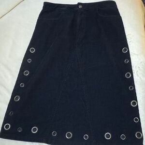 Anna Sui Vintage Grommet Skirt
